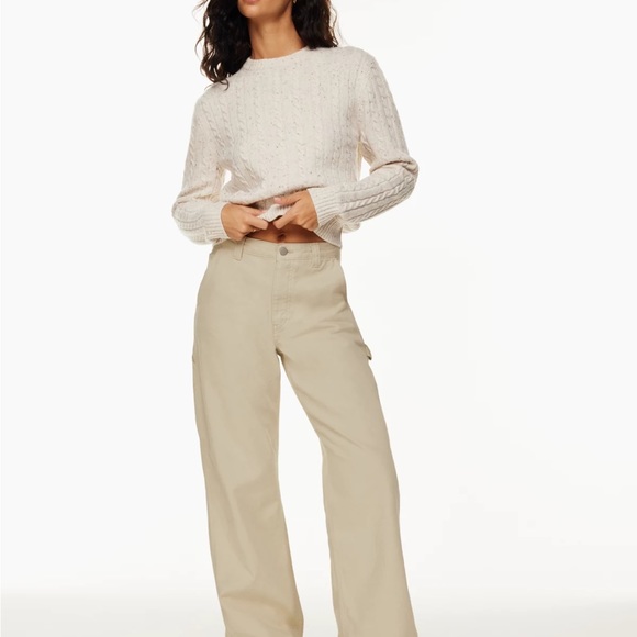 Aritzia Pants - Aritzia TNA Greenwich Pant in Olive Beige
